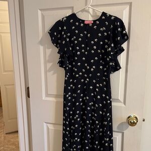 Kate Spade Navy Floral Dress